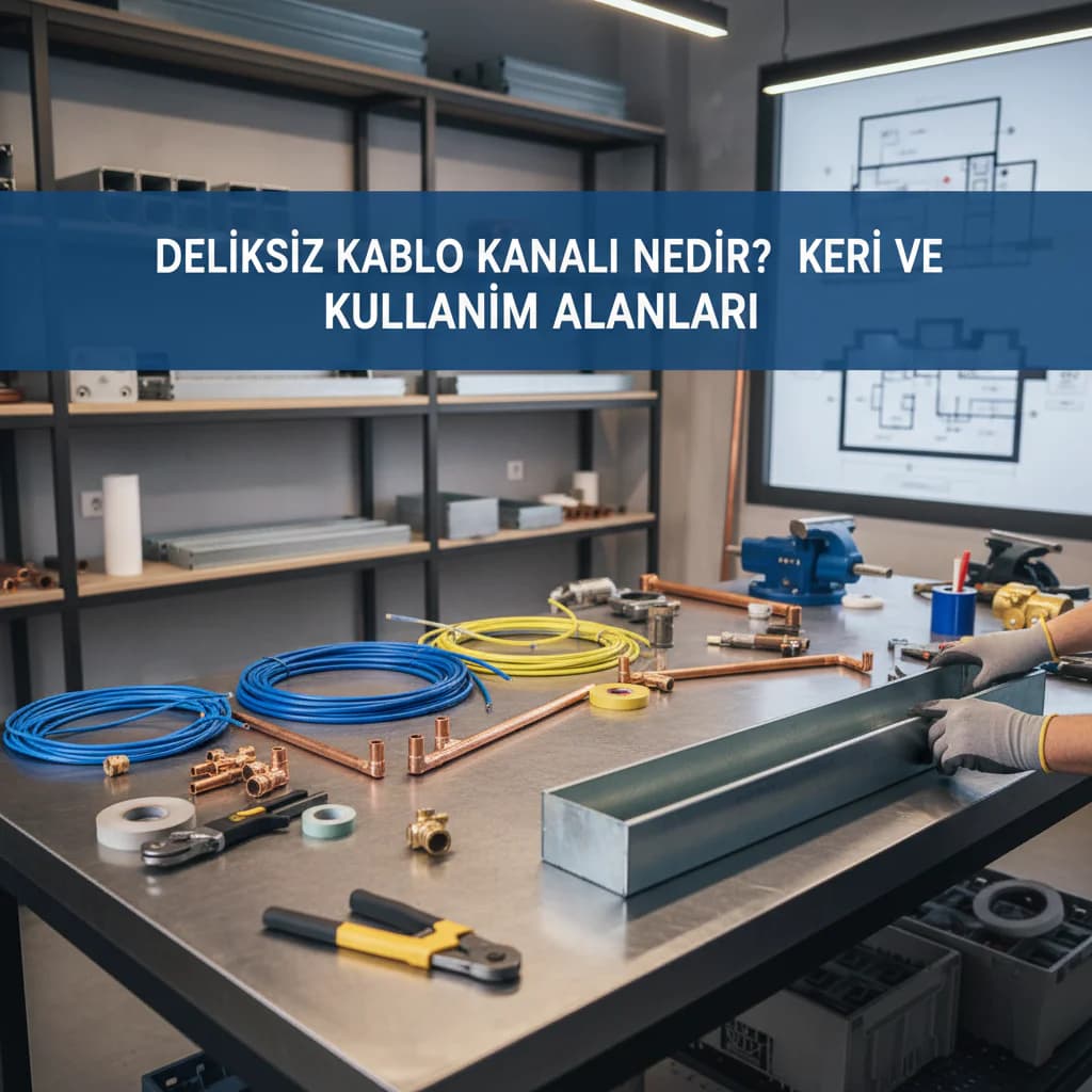 Deliksiz Kablo Kanalı Nedir? Özellikleri ve Kullanım Alanları