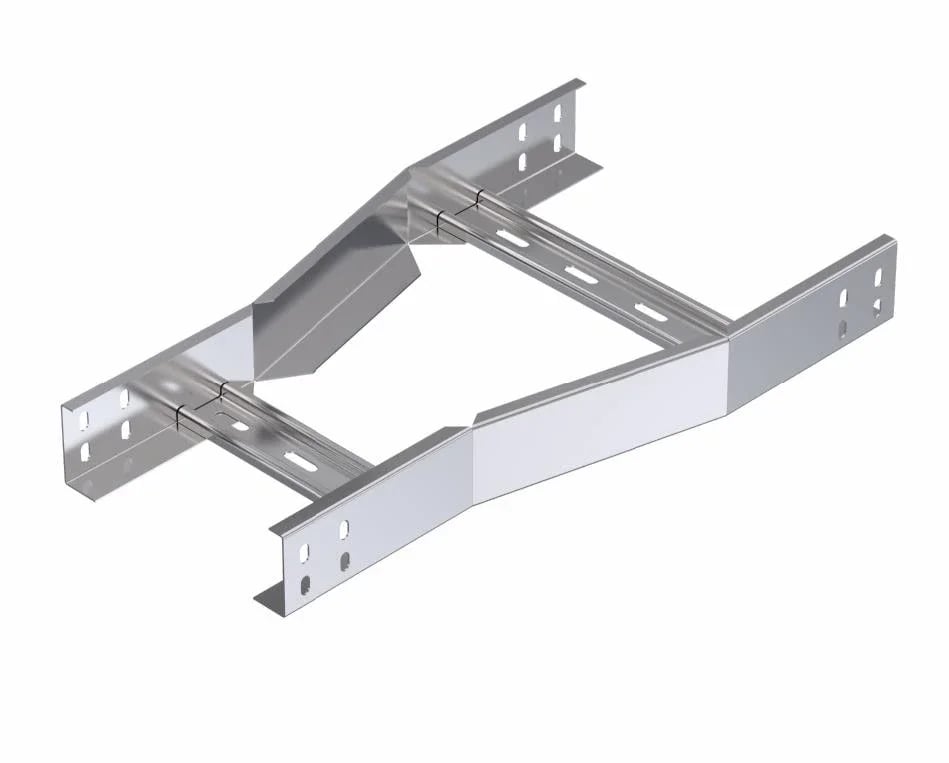H60 Kablo Merdi̇venleri Düz Redüksiyon Dönüş Elemanı-omega Tip - H60 Kablo Merdivenleri görseli
