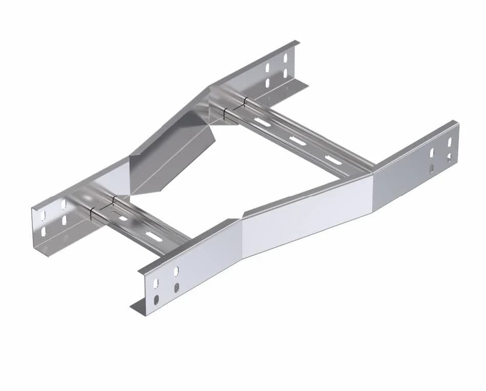 H60 Kablo Merdi̇venleri Düz Redüksiyon Dönüş Elemanı-omega Tip - H60 Kablo Merdivenleri görseli
