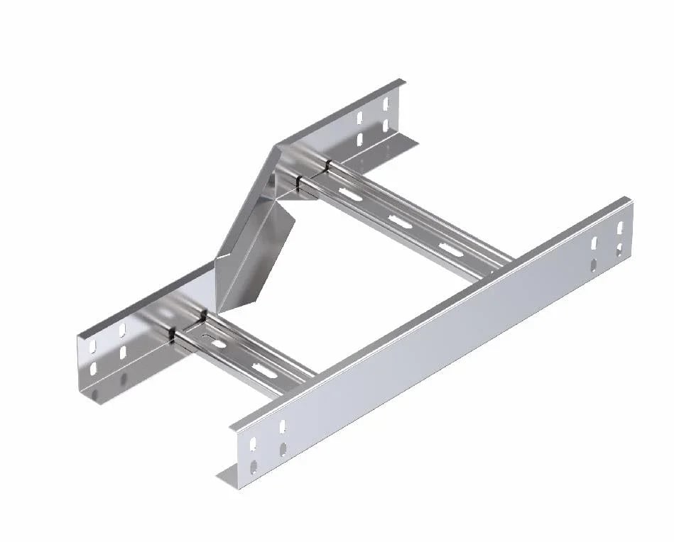 H60 Kablo Merdivenleri Sol Redüksiyon Dönüş Elemanı-Omega Tip - H60 Kablo Merdivenleri görseli